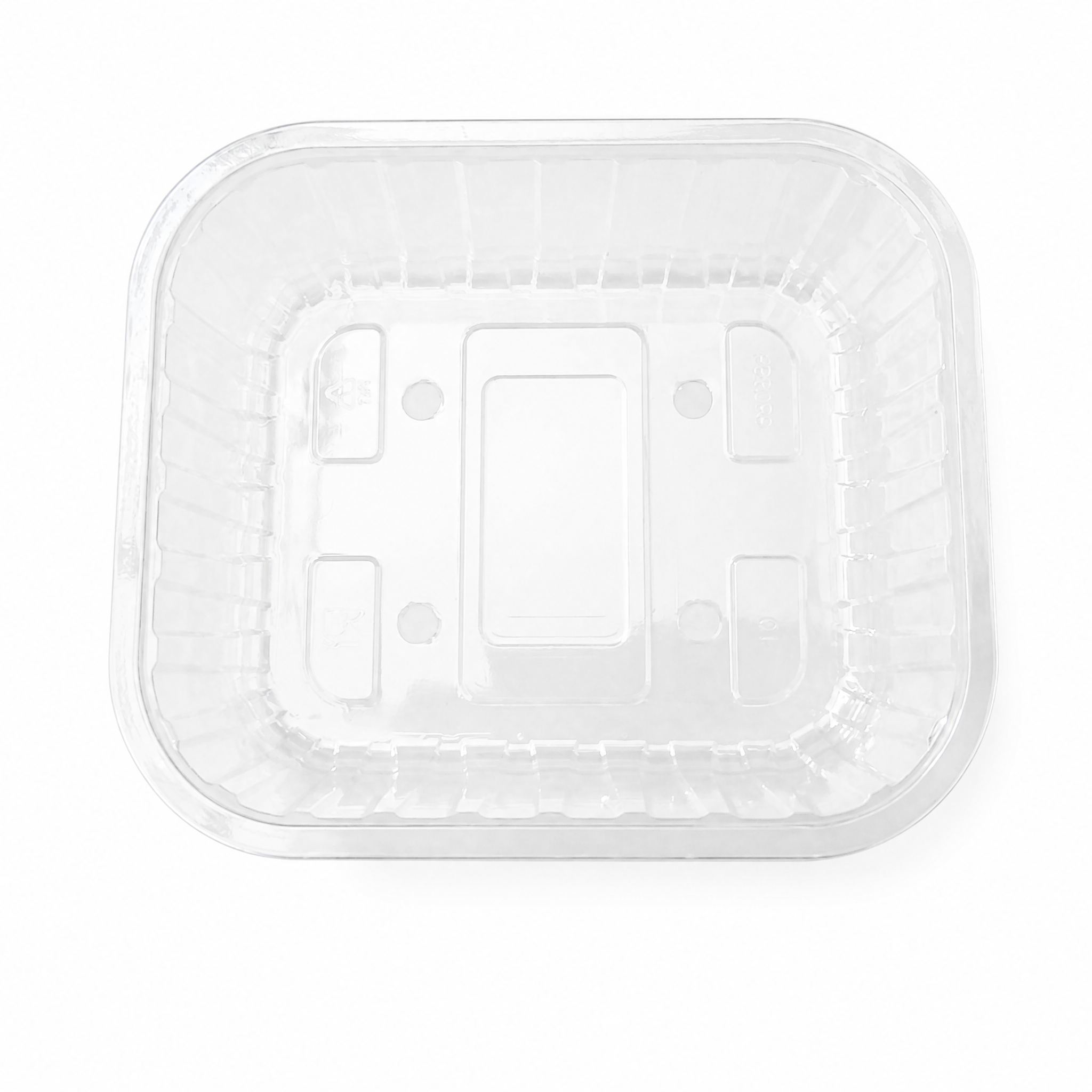 Clear PET tray see inside for supermarket display